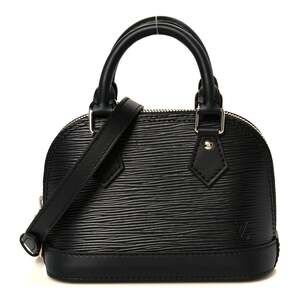 Louis Vuitton Epi Alma Nano Black #231998L16B